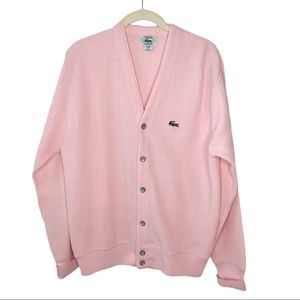 vintage pink cardigan
